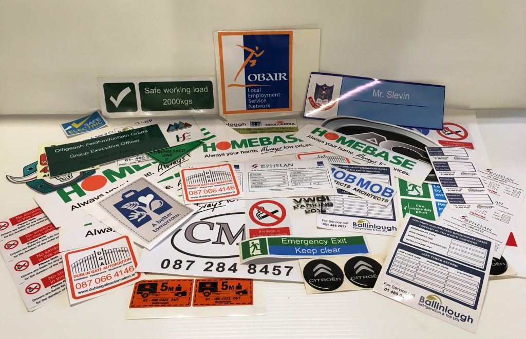 Self Adhesive Decals Aptsigns