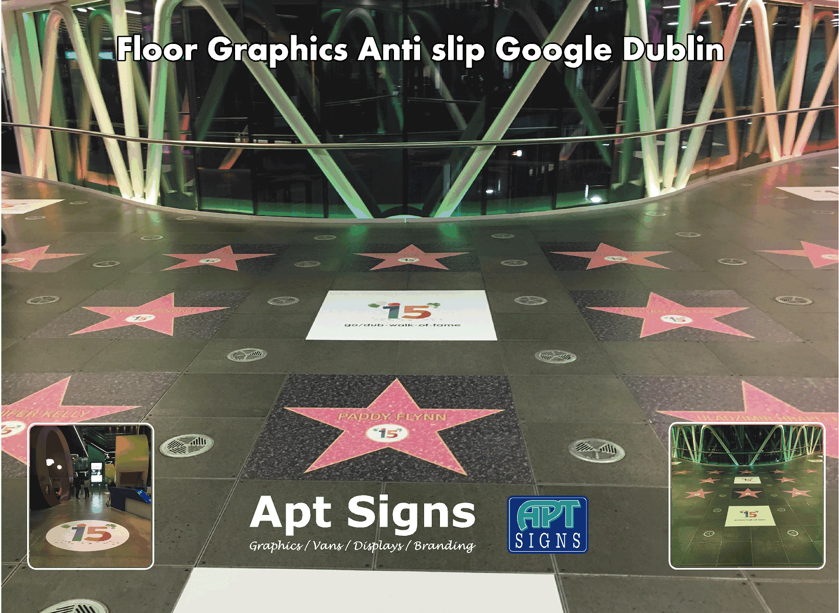 Floor Graphics Anti Slip Google Office Dublin